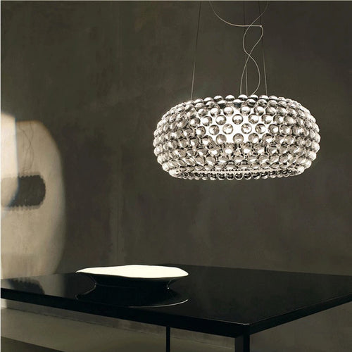Acrylic Bubble Pendant Light | Clear Gold | Dining Room, Bedroom & Living Room