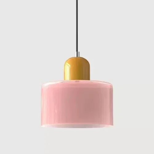 Artisan Coloured Glass LED Pendant Light | E27 Cord Pendant