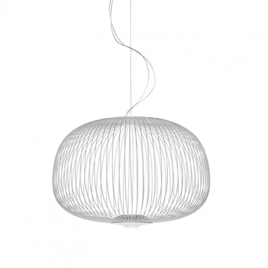 Nordic Birdcage Mesh Pendant Light | Sculptural Metal Chandelier