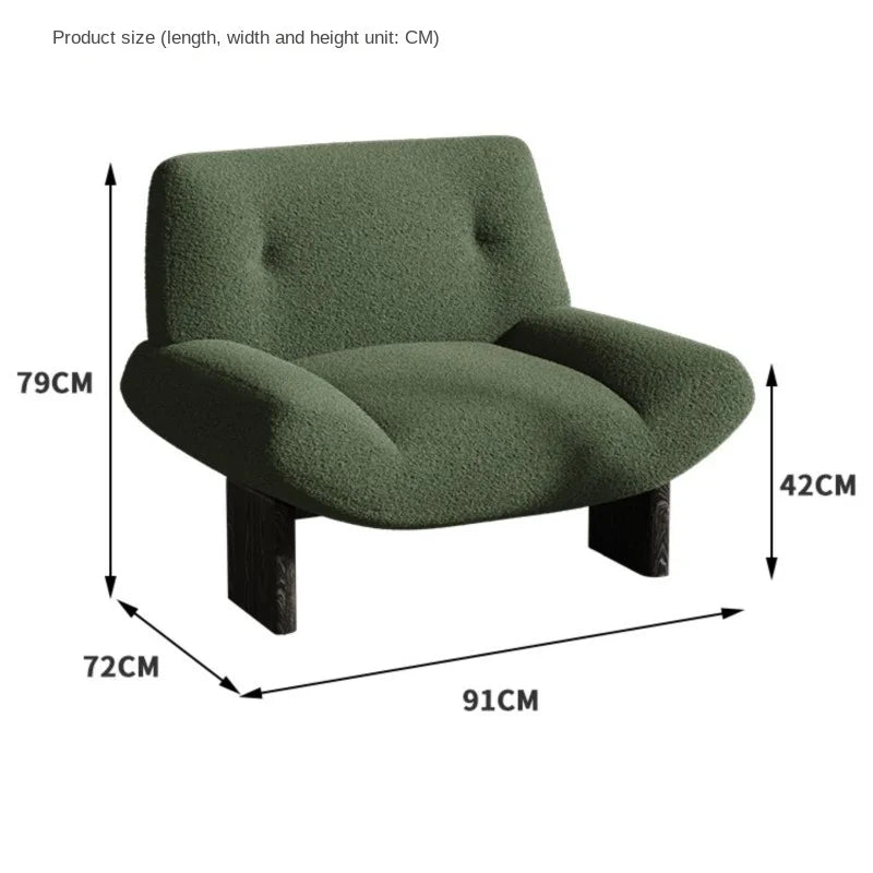 Momo Scandinavian Single Sofa Chair