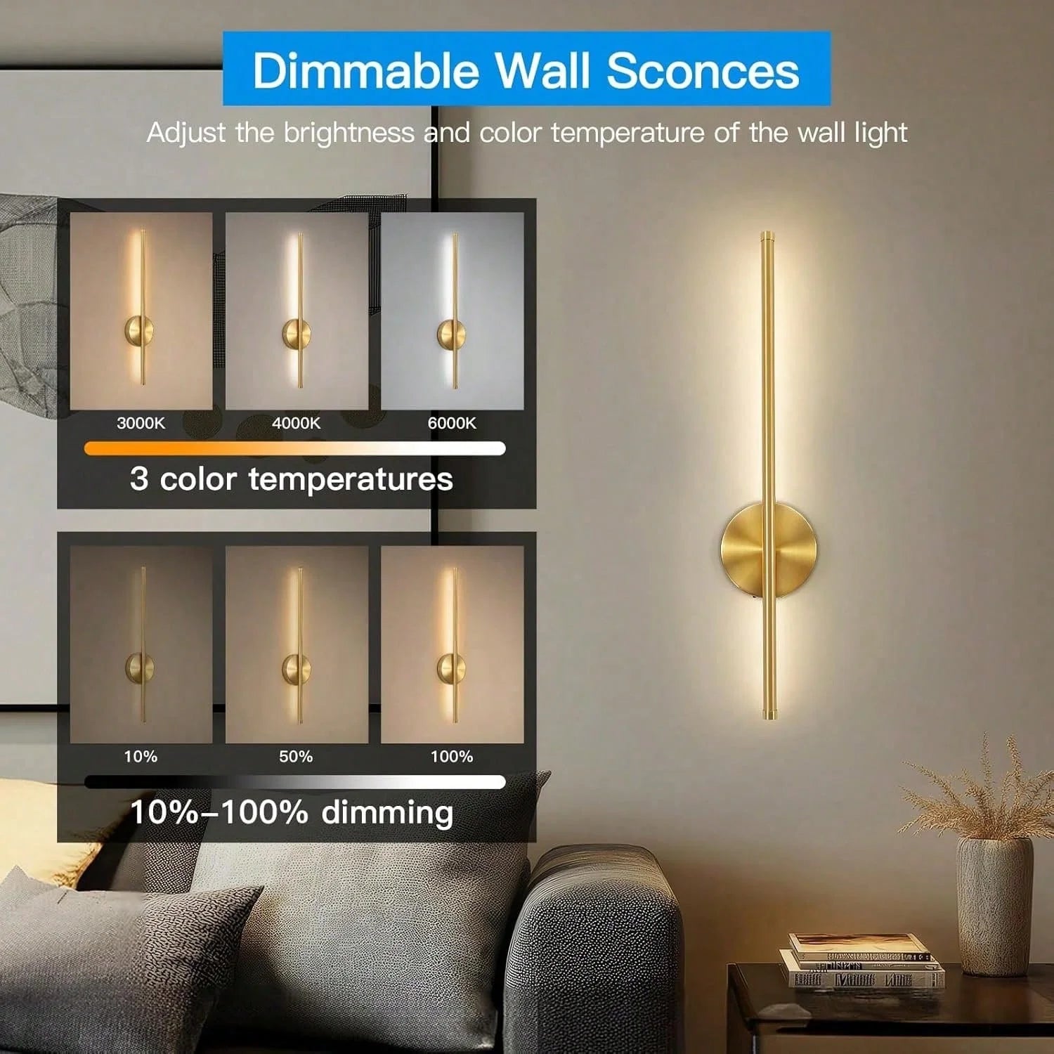 Magnetic Rechargeable LED Wall Lamp