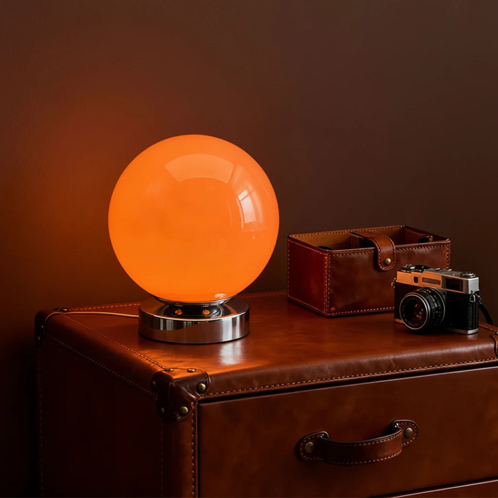 Glass Desk Lamp