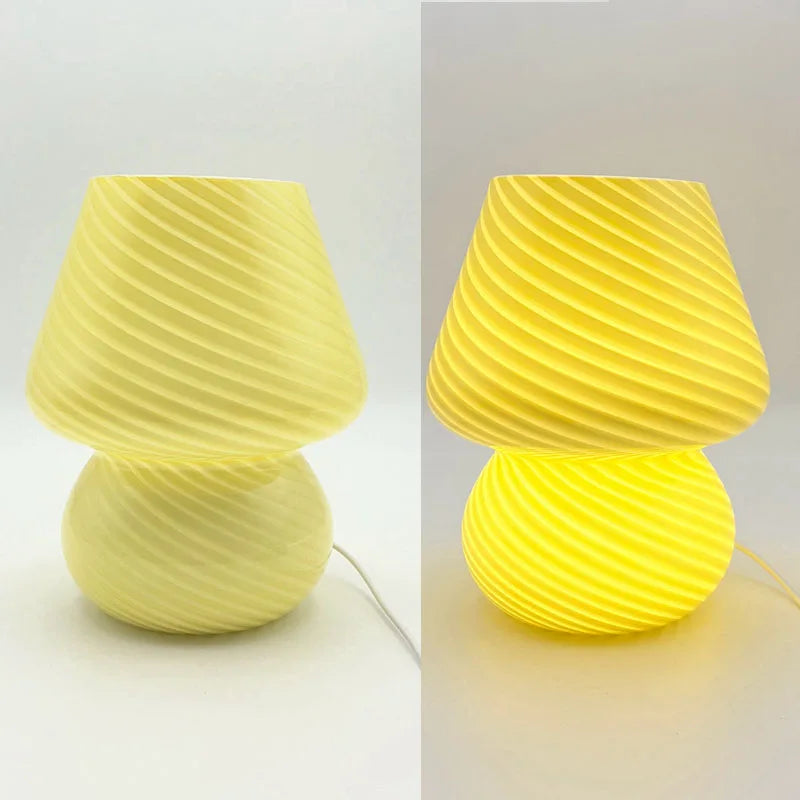 Murano Glass Gourd Table Lamp