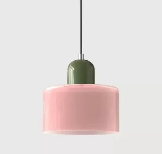 Artisan Coloured Glass LED Pendant Light | E27 Cord Pendant