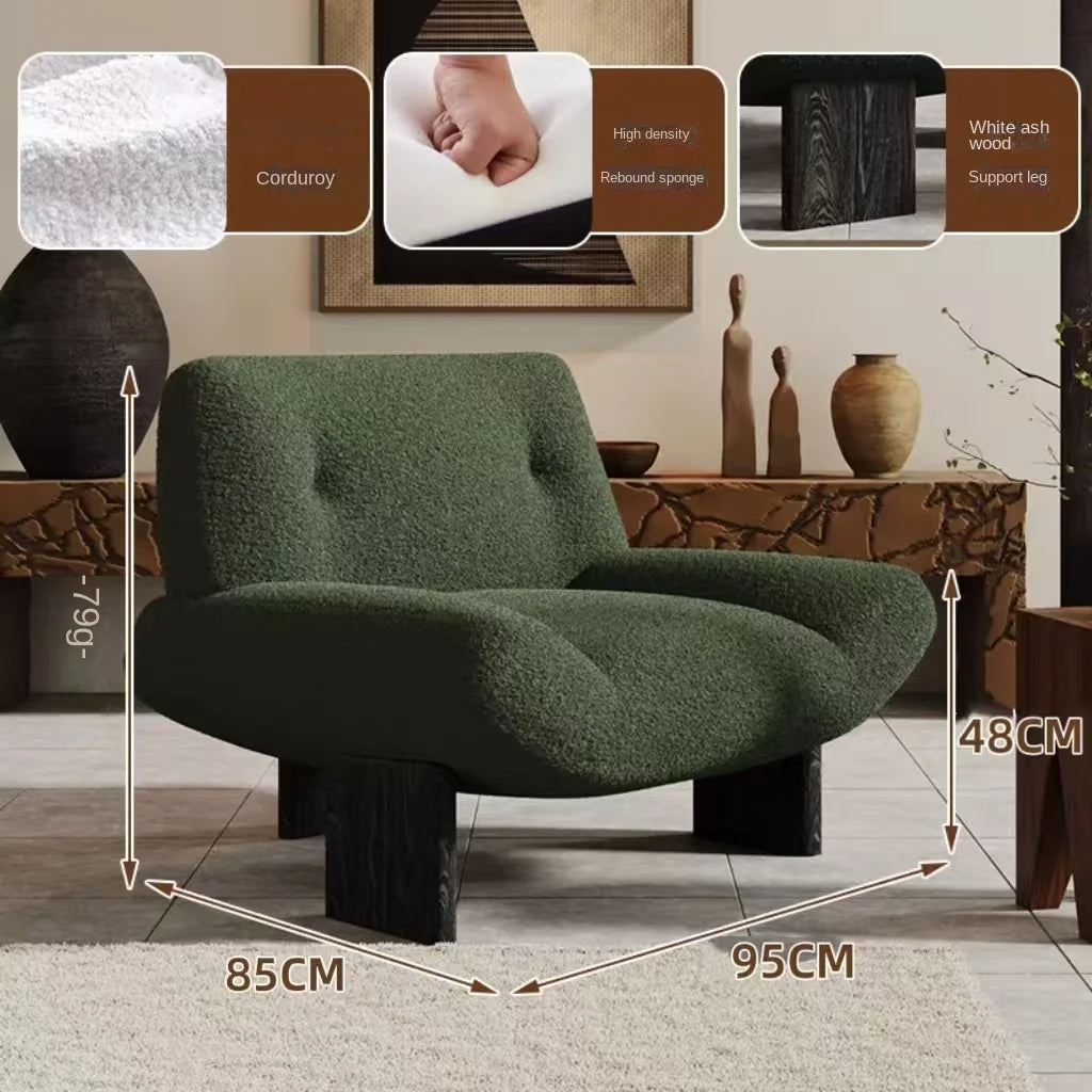 Momo Scandinavian Single Sofa Chair