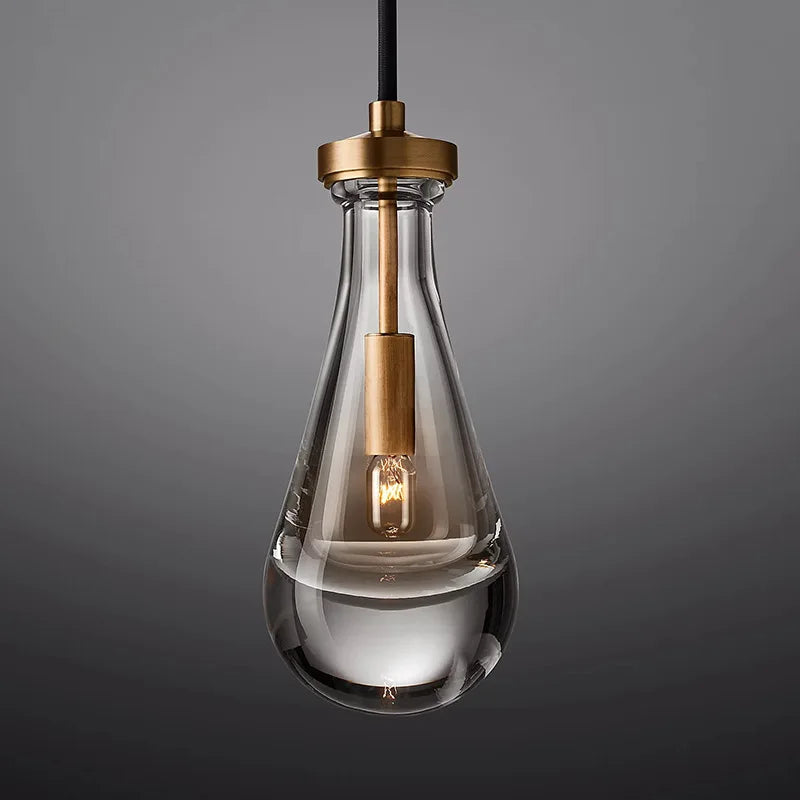 Water Drop Crystal Chandelier | Modern Vintage | Gold or Black | 1 to 31 Lights
