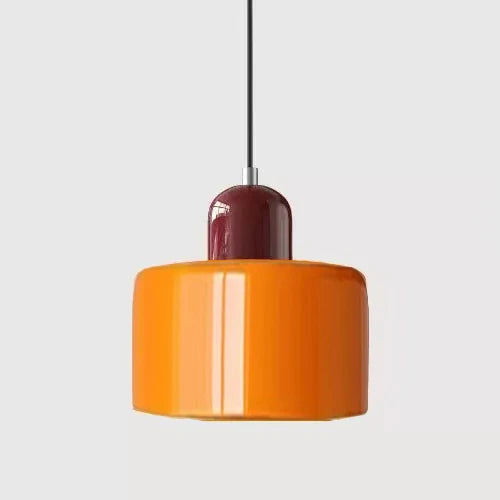 Artisan Coloured Glass LED Pendant Light | E27 Cord Pendant