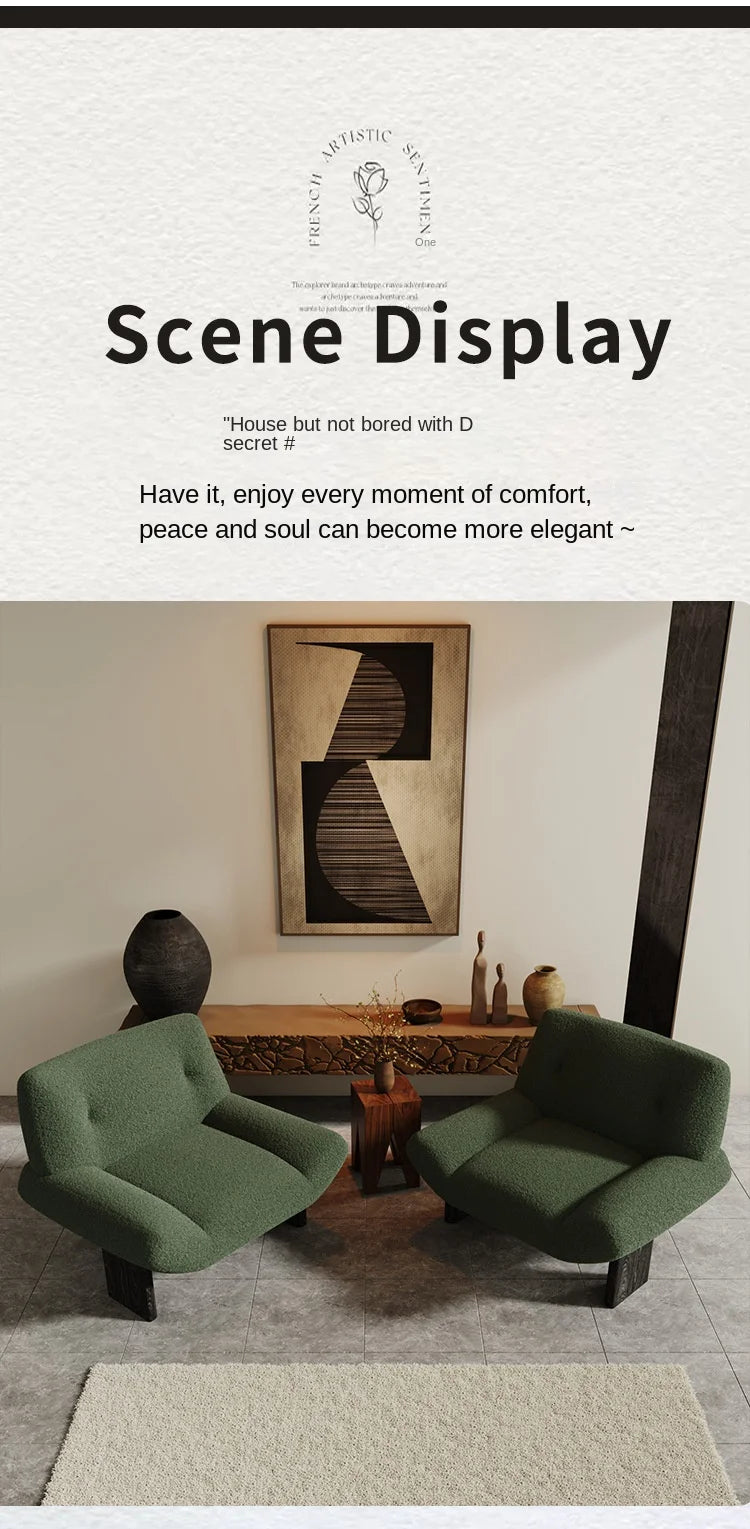 Momo Scandinavian Single Sofa Chair