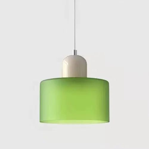 Artisan Coloured Glass LED Pendant Light | E27 Cord Pendant