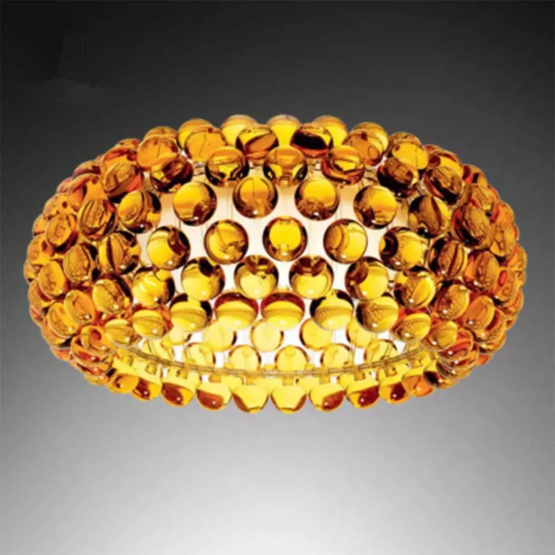 Acrylic Bubble Pendant Light | Clear Gold | Dining Room, Bedroom & Living Room