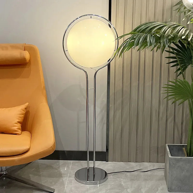 Nordic Bauhaus Floor Lamp | Acrylic Ball | Living Room & Bedroom