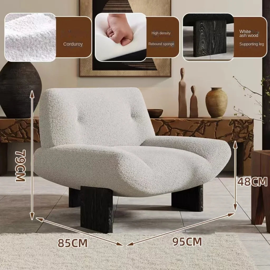 Momo Scandinavian Single Sofa Chair