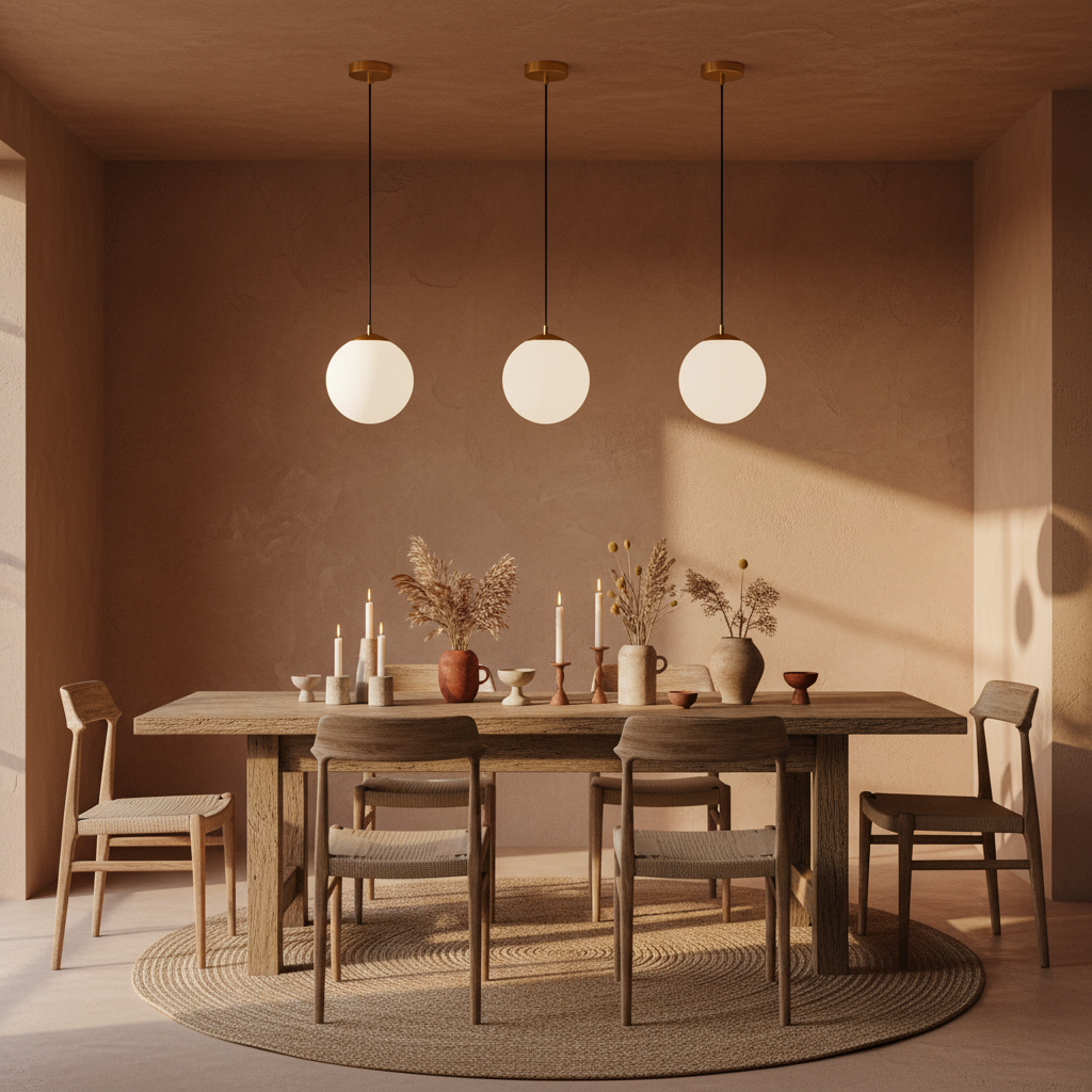 Globe Pendant Lamp | White Frosted Acrylic | Gold, Silver, Black or White