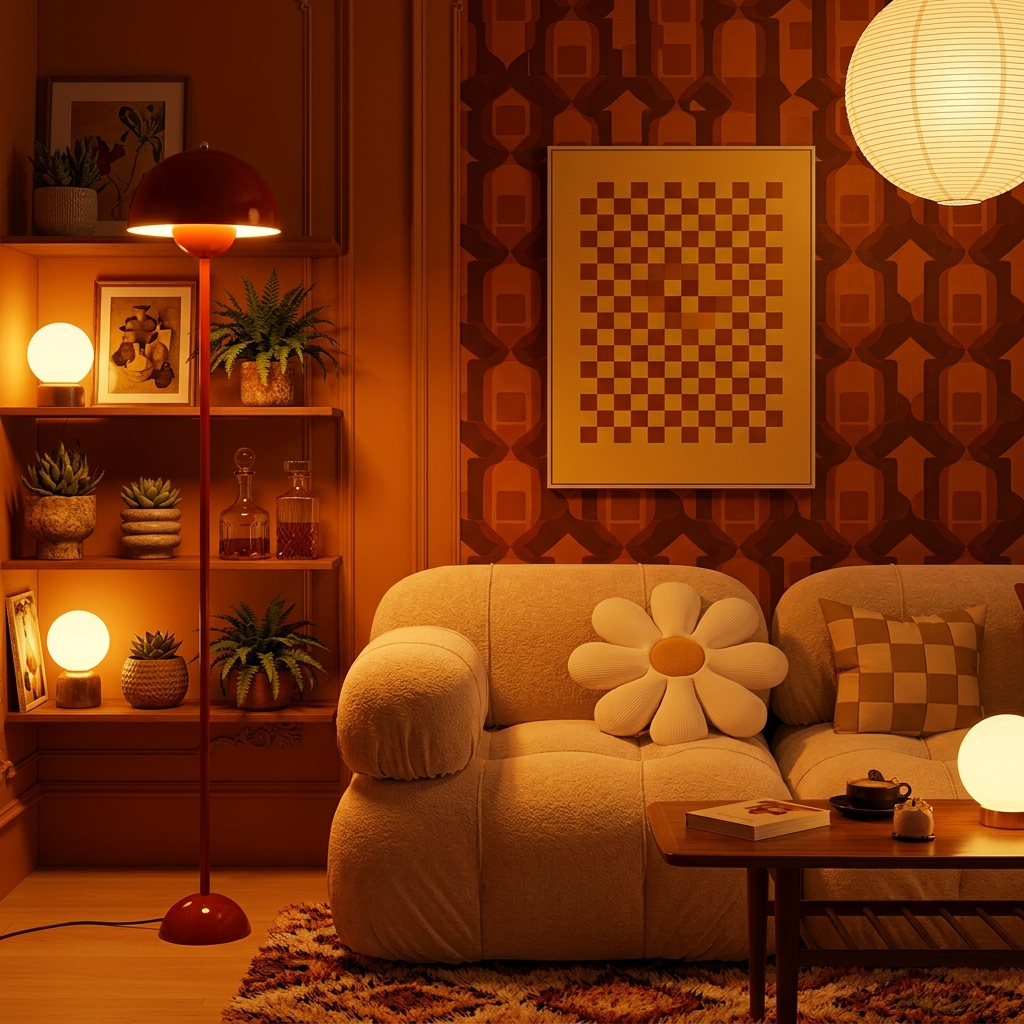 Flower Floor Lamp | Sculptural LED Standing Light for Living Room & Bedroom