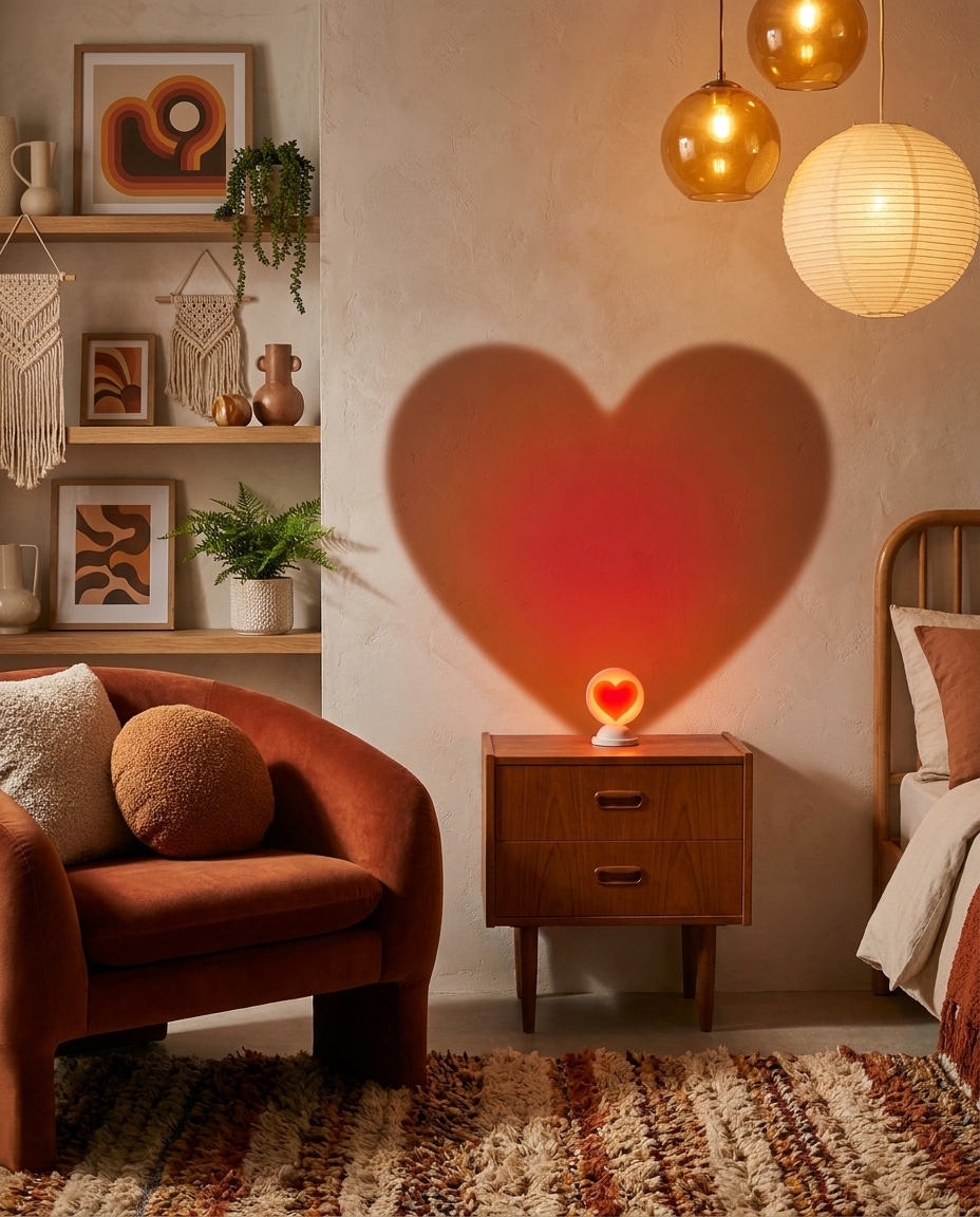 LED Heart Ambient Light