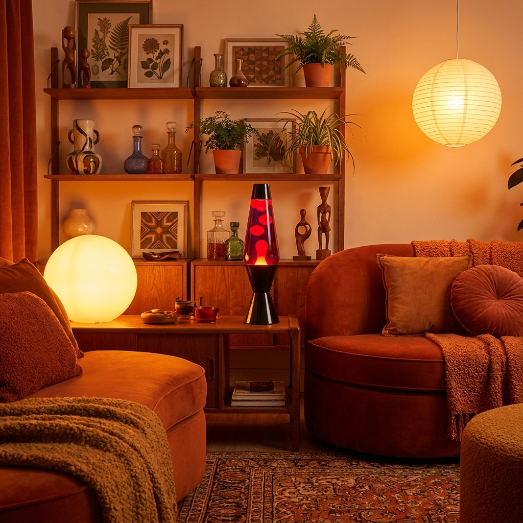 Jellyfish Lava Lamp | Volcanic Wax Motion Decor Light