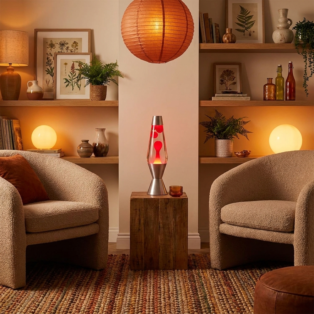 Jellyfish Lava Lamp | Volcanic Wax Motion Decor Light