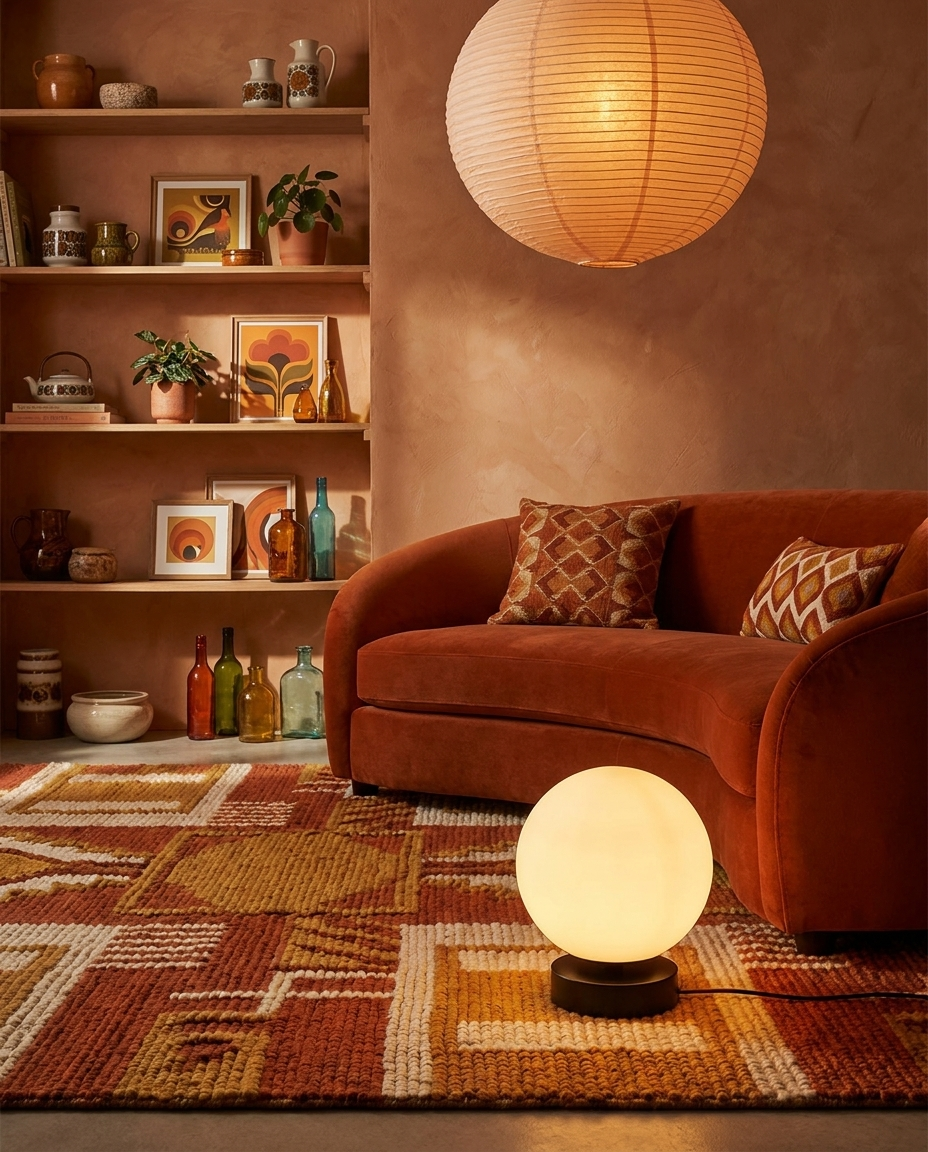 Cordless Glass Globe Table Lamp | Rechargeable LED Ambient Light for Bedroom, Living Room & Patio